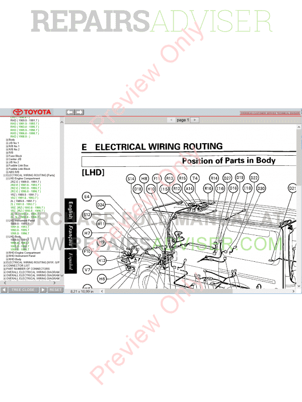 Toyota HIACE PDF Repair Manual